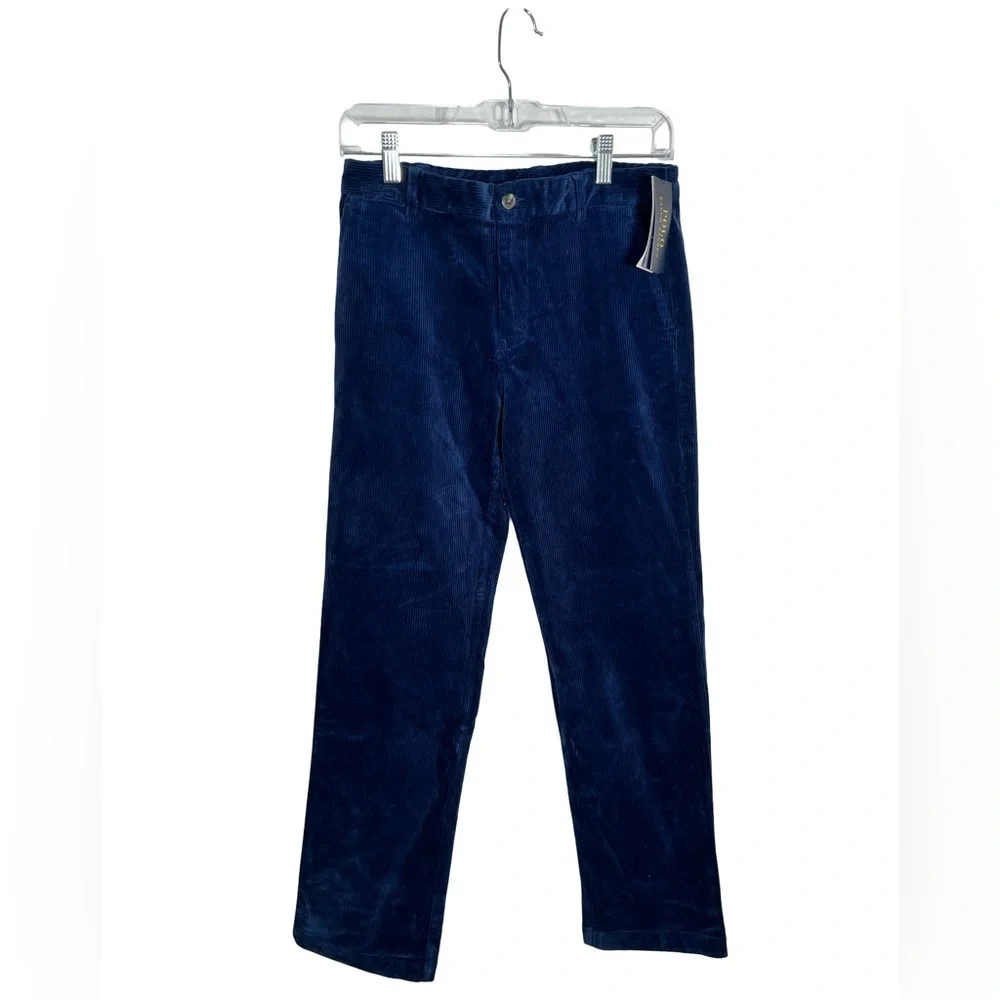 NWT Polo Ralph Lauren Boys Navy Preppy Corduroy Pants Size 14